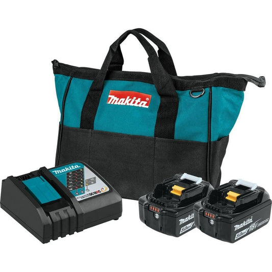 18V LXT Lithium-Ion Battery and Rapid Optimum Charger Starter Pack (5.0Ah)